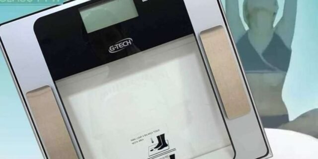 Balança Medição de água, gordura, massa muscular e massa óssea mod.: Glass 7, G-Tech