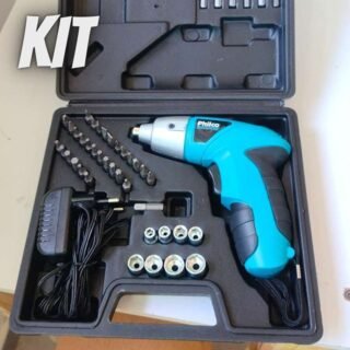 Parafusadeira 4,8V Ppf01Mf, Philco, 051105014, Azul/Preto/Cinza