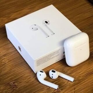 Airpods Apple, com Estojo de Recarga, Bluetooth, Branco