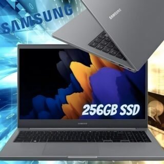 Notebook Samsung Book Intel, Windows 11 Home, 4GB, 256GB SSD, 15.6” Full HD LED