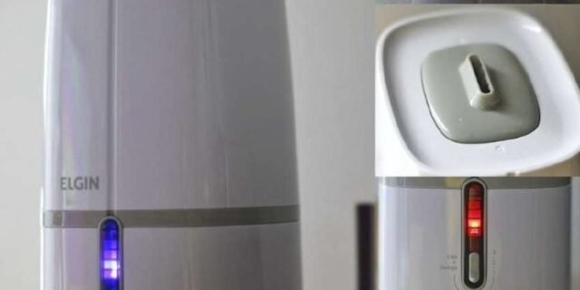 Elgin – Umidificador de Ar Ultrassônico, 2 Litros, 3 níveis de intensidade, Bivolt, Branco