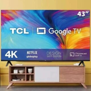 Smart TV LED 43″ 4K UHD TCL 43P635 – Google TV, Wifi, USB