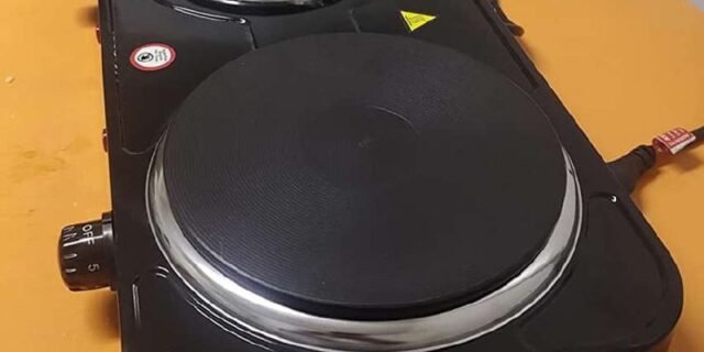 Agratto Fogão eletrico de mesa 2 pratos FMP-02 preto 220v 2500w