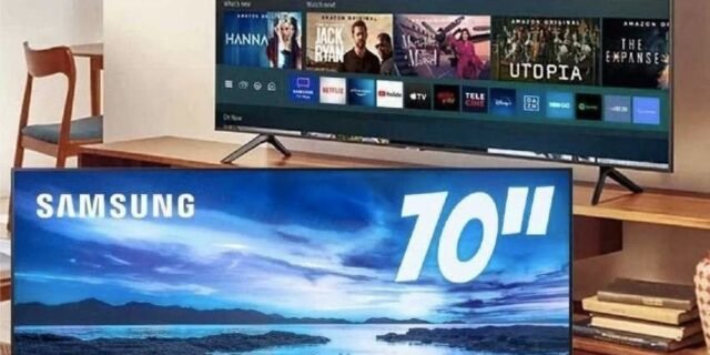 Smart TV Samsung UHD Processador Crystal 4K 70AU7700