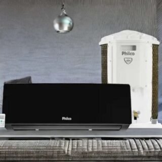 Ar Condicionado Split Hi Wall Inverter Philco Black 9000 BTU/h Frio PAC9000ITFM12W – 220 Volts