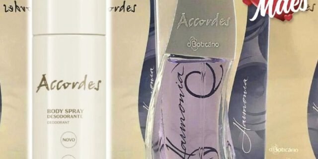 Combo Dia das Mães Accordes: Desodorante Colônia Harmonia 80ml + Body Spray 100ml