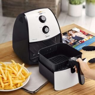 Fritadeira Airfryer Sem Óleo, 4L, Branco, 220V, Midea