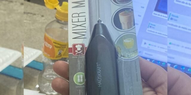 Mixer Manual, 19.8 Cm, Haüskraft Mixm-001pt, Preto