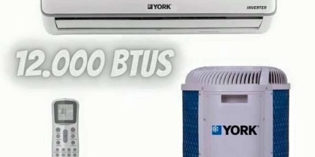 Ar condicionado Split Hi Wall Inverter York 12.000 Btus Frio 220v