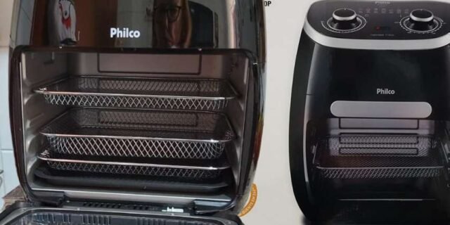 Fritadeira Philco Air Fryer 2 em 1 Oven 11L PFR2000P 220V