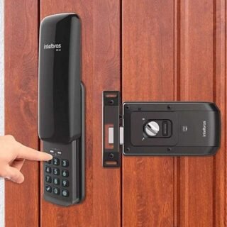 Fechadura Digital Para Uso Interno e Externo FR 10 Preto Intelbras