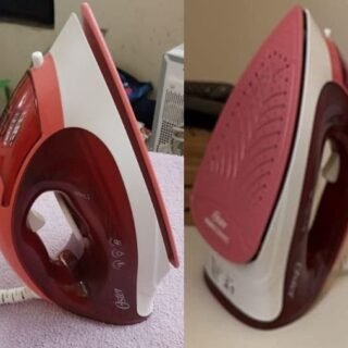 Ferro de Passar a Vapor Oster, Aeroceramic, Base Cerâmica, Vermelho