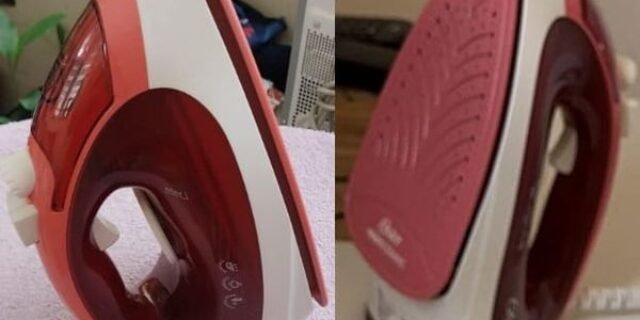 Ferro de Passar a Vapor Oster, Aeroceramic, Base Cerâmica, Vermelho