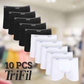 Cueca Trifil AM Boxer algodão Kit10 (SÓ P)