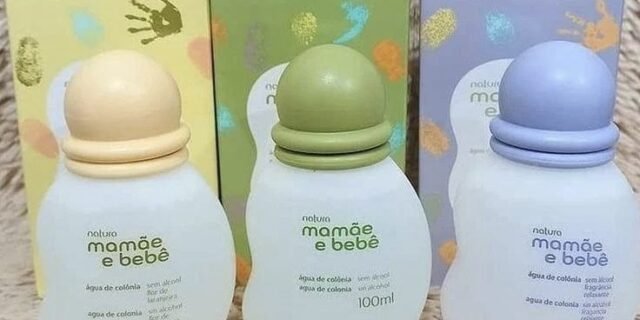 Mamãe e Bebê Trio de Águas de Colônia