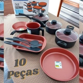 Conjunto de Panelas 10 Peças Tramontina Turim