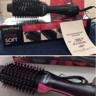 Escova Secadora, Soft Bec02, 1200w, Preto, 220v, Britânia