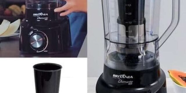 Liquidificador Britânia Diamante 800 Preto 900W com 4 Velocidades