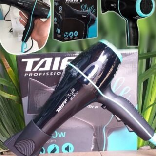 Secador de Cabelo Taiff Style Preto 2000W – 2 Velocidades