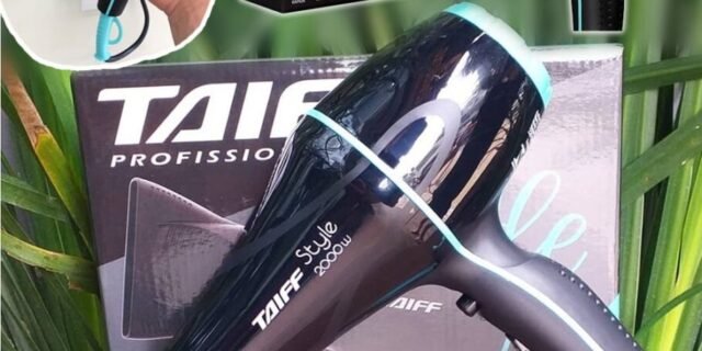 Secador de Cabelo Taiff Style Preto 2000W – 2 Velocidades