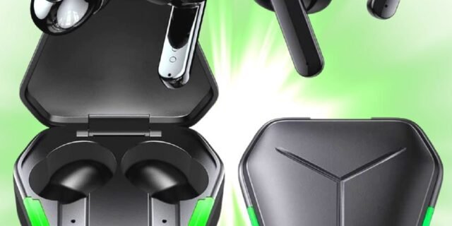 WB Fone de ouvido Gamer Bluetooth In-ear Sem fio Saga Pro TWS 13 Horas de Bateria Com Microfone e Led – Preto