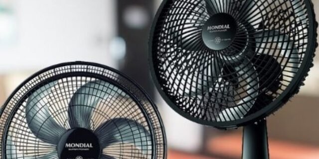 Ventilador de Mesa MONDIAL 110V, 30cm, 6 pás, Super Power – VSP-30-B
