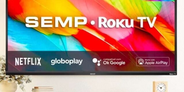 Smart Tv R6500 Tela 32 Polegadas Led Roku UHD HDR 4 HDMI Alexa TCL