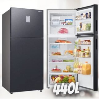 Geladeira Samsung Evolution RT44 com POWERvolt Inverter Duplex 440L Black ou Inox Look – BIVOLT