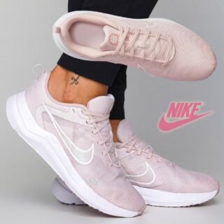 Tênis Nike Downshifter 12 Feminino – Rosa+Branco