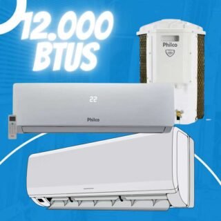 Ar Condicionado Split Hi Wall Philco 12000 BTU/h Frio PAC12000TFM12 220V
