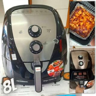 Fritadeira Sem Óleo Air Fryer 8L, Mondial, Preto/Inox, 1900W, 127V – AFN-80-BI