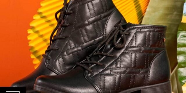 Bota Cano Curto Mississipi Pespontos Feminina – Preto