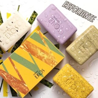 Sabonete em Barra Puro Vegetal Ekos Esfoliante – 4 un. de 100g cada