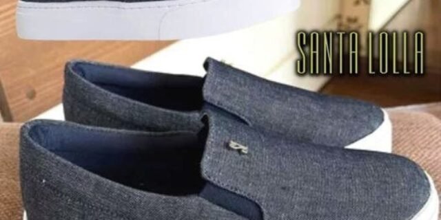 Slip On Santa Lolla Jeans Logo Feminino