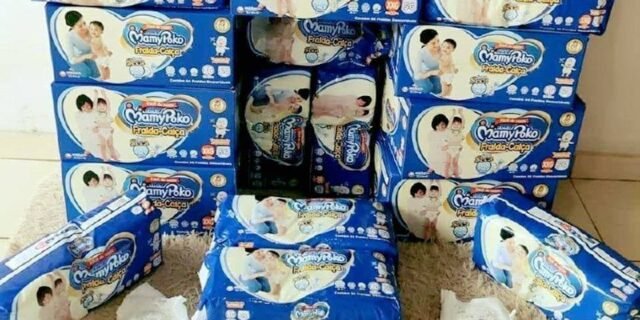 Fralda-Calça Super Seca MamyPoko Tamanho M, 76 unidades