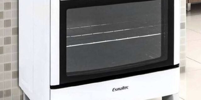 Fogão 5 Bocas Esmaltec Ágata – Acendimento Automático Branco