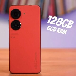 Smartphone Asus Zenfone 9 128GB Vermelho 5G Snapdragon 8+ 8GB RAM 5,92″ Câm. Dupla + Selfie 12MP