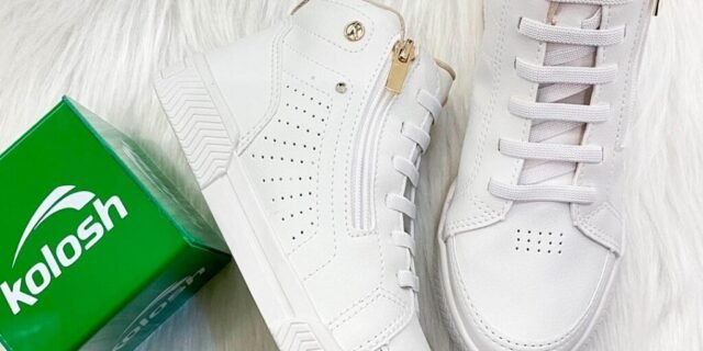 Tênis Kolosh Cano Médio Feminino – Branco