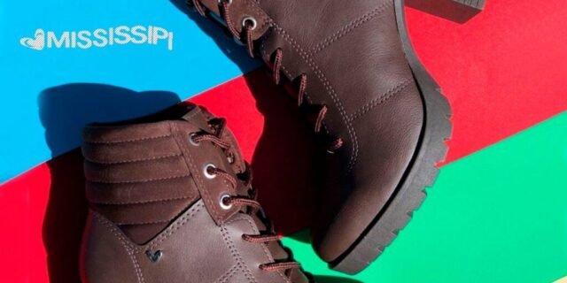 Bota Coturno Mississipi Salto Bloco Médio Feminina (3 Cores)