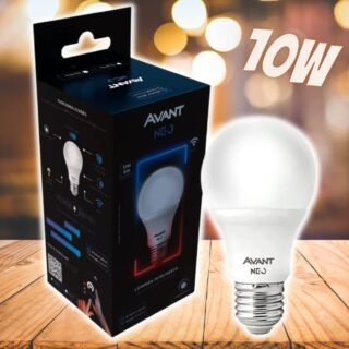 Lâmpada Inteligente LED Smart WI-FI compatível com Alexa, linha NEO, 10W, Luz branca e amarela (2700K-6500K), Bivolt, Avant