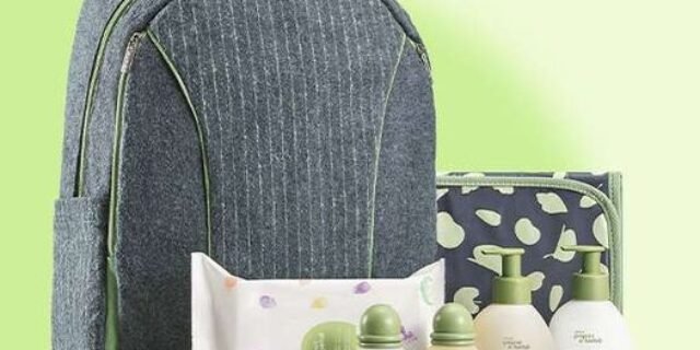 Conjunto Papai e Bebê com Mochila