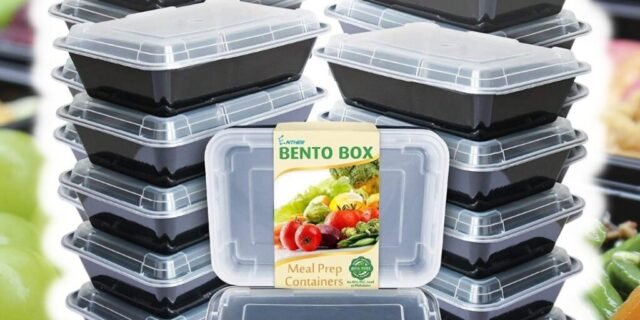 Enther Recipientes para preparação de refeições Compartimento único, 20 Pack 1 Compartment, Microwave/Dishwasher/Freezer Safe,Portion Control (28 oz), 1