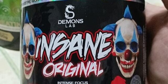 PRÉ TREINO INSANE ORIGINAL MÁXIMA FORÇA E FOCO (300G) FRUIT PUNCH – DEMONS LAB