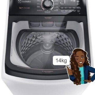 Máquina de Lavar 14kg Electrolux Perfect Care com Cesto Inox, Jatos Poderosos, Time Control (LEJ14)