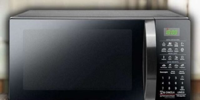 Lg Microondas 30L Ms3097Ar Preto 127V