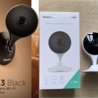 Câmera Inteligente Interna Compatível com Alexa Wi-fi Full HD iM3 C Preto ou Branco Intelbras