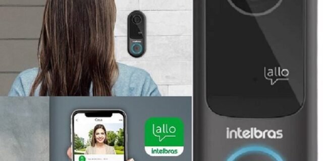 Vídeo Porteiro Inteligente Wi-Fi Allo w3 Preto Intelbras