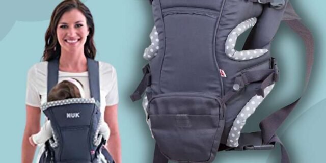 Baby Carrier Natural Fit 3 em 1 – NUK, Cinza