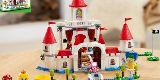 LEGO® Super Mario™ Pacote de Expansão – Castelo da Peach – 71408 Kit de construção (1.216 peças)