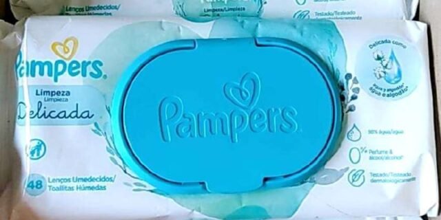 Pampers Limpeza Delicada Lenços Umedecidos 576 unidades